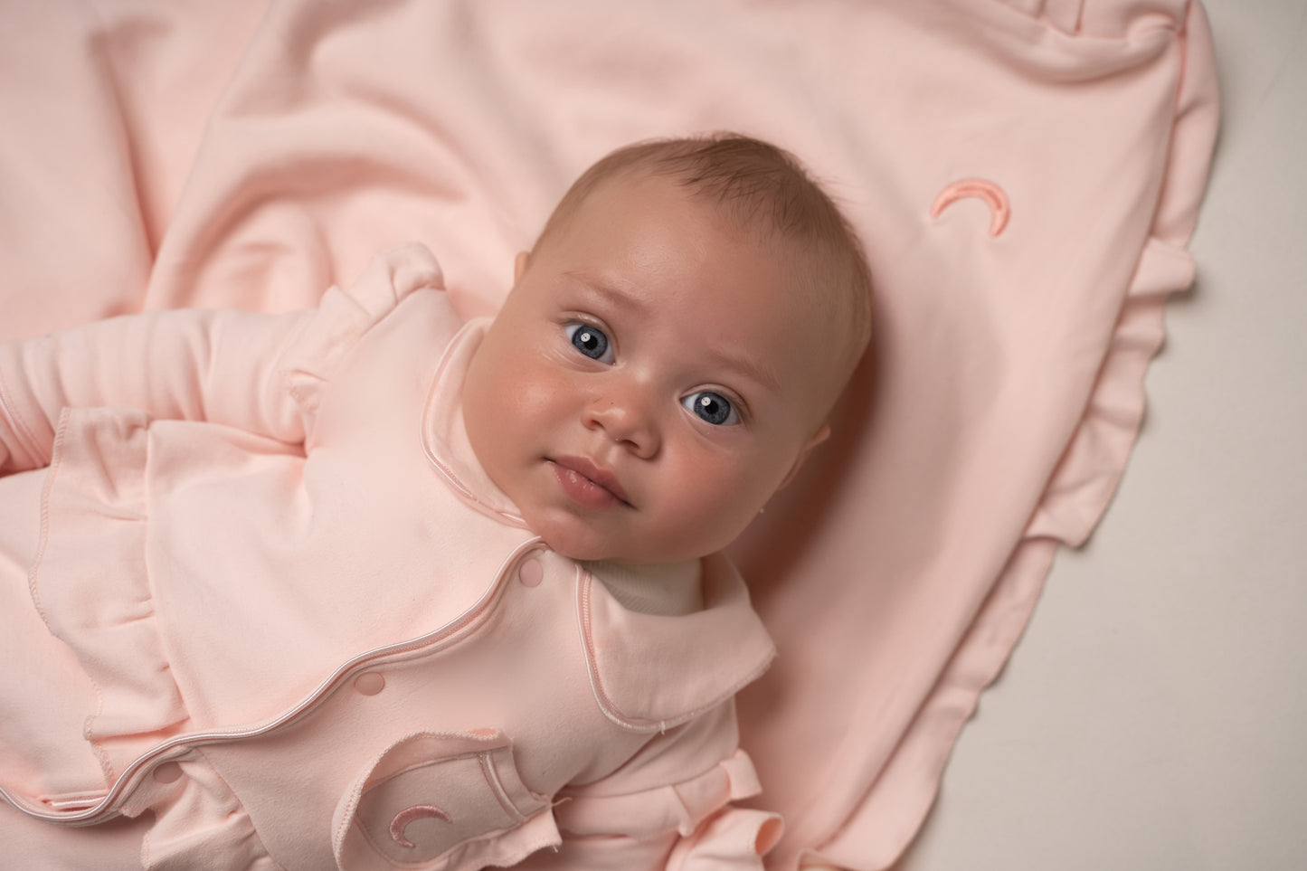 Lichtroze meisjes deken teddy